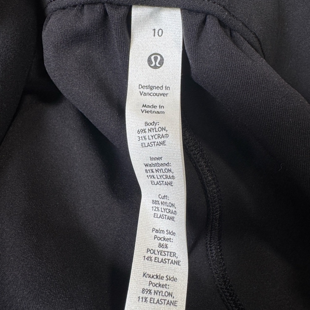Lululemon Athletica Black Jogger Track Pants - Picture 3 of 10
